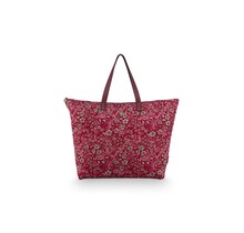 Pip Studio Tilda Tote Bag Large Quilted Daisy Dreams Red 66x20x44cm