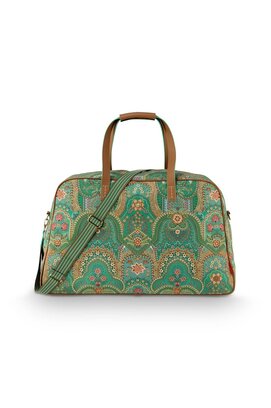 Pip Studio Tovy Weekend Bag Large Jabali Green 65x25.5x35cm