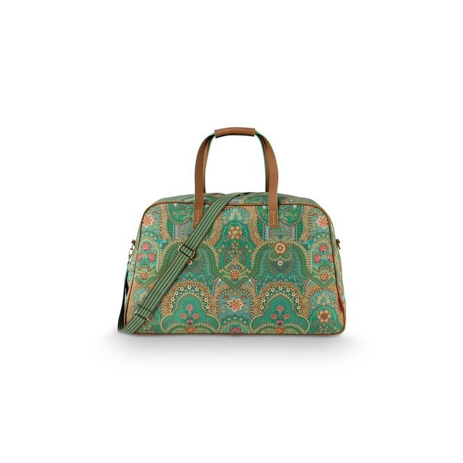 Pip Studio Tovy Weekend Bag Large Jabali Green 65x25.5x35cm