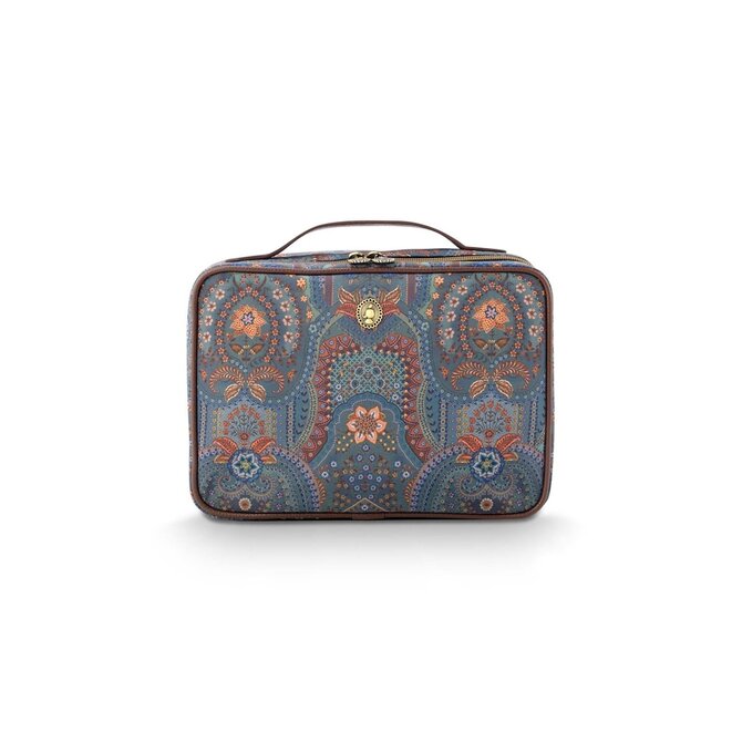 Pip Studio Casey Beauty Case Jabali Blue 27x10x19cm