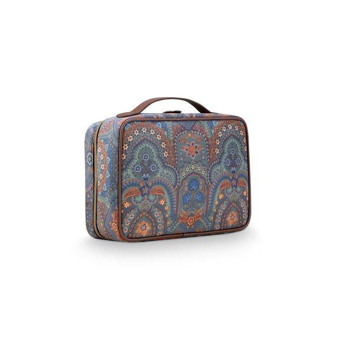 Pip Studio Casey Beauty Case Jabali Blue 27x10x19cm
