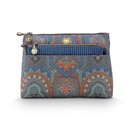Pip Studio Pip Studio Caryn Cosmetic Bags Combi Jabali Blue 26x7.5x18cm/22x1x13cm