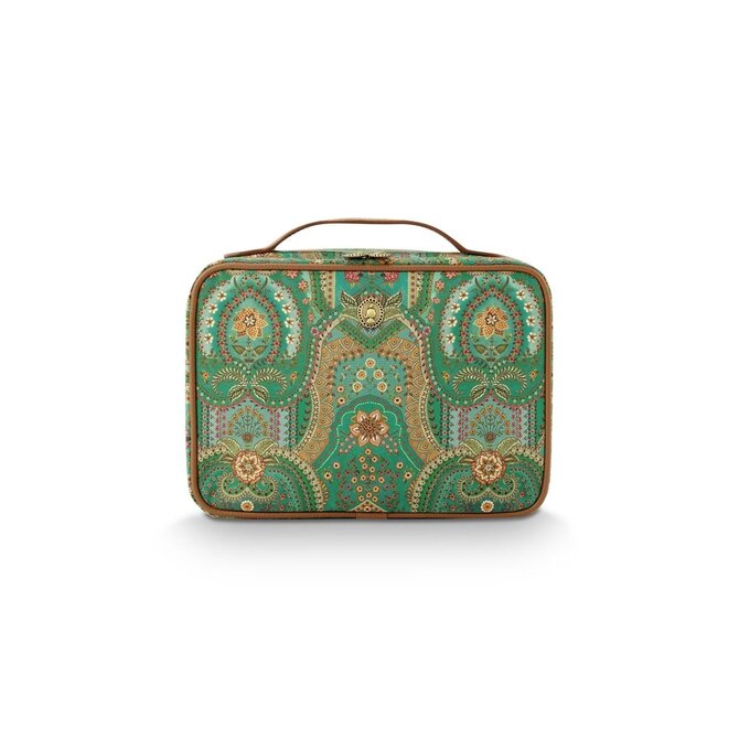 Pip Studio Casey Beauty Case Jabali Green 27x10x19cm