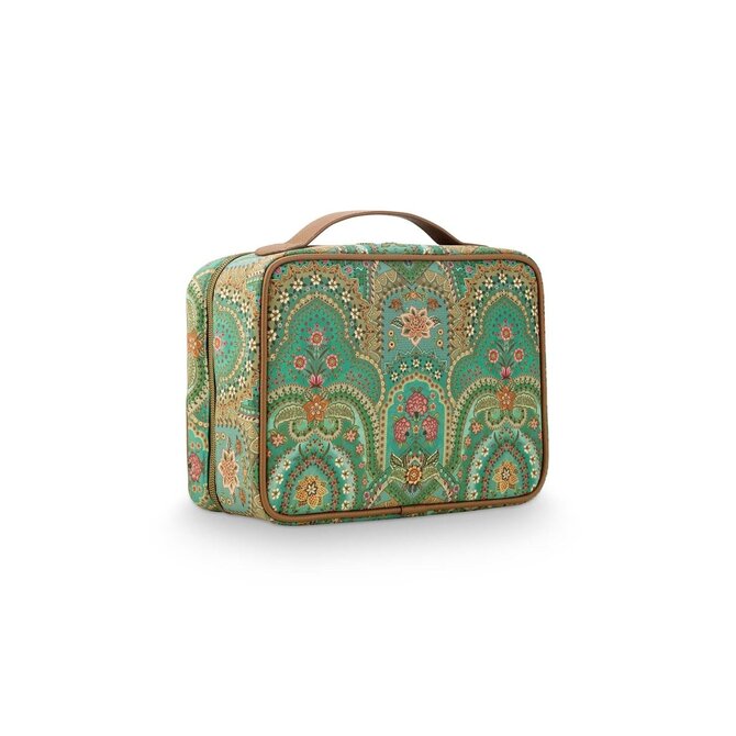 Pip Studio Casey Beauty Case Jabali Green 27x10x19cm