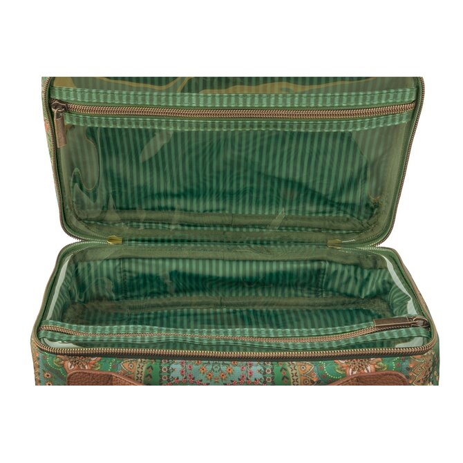 Pip Studio Casey Beauty Case Jabali Green 27x10x19cm