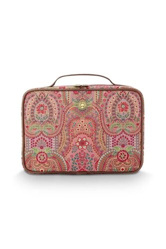 Pip Studio Pip Studio Casey Beauty Case Jabali Red 27x10x19cm afbeelding