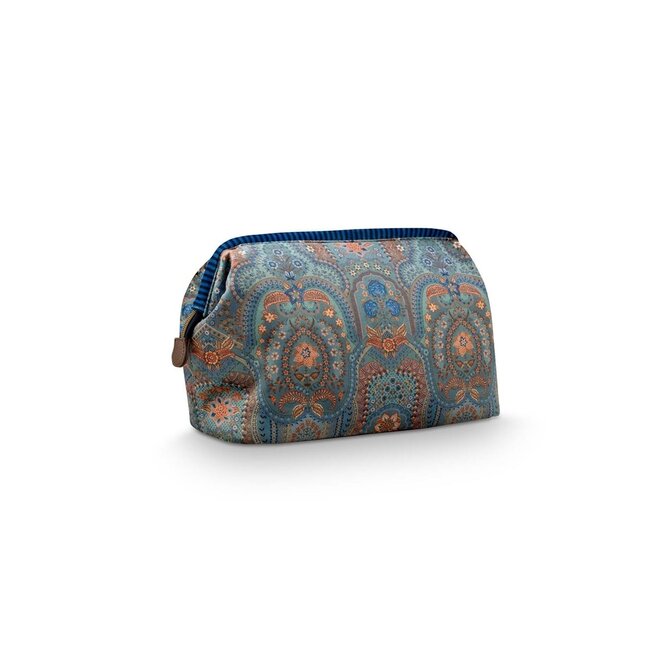 Pip Studio Cooper Cosmetic Purse Extra Large Jabali Blue 30x13.8x20.7cm