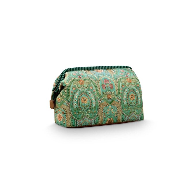 Pip Studio Cooper Cosmetic Purse Extra Large Jabali Green 30x13.8x20.7cm