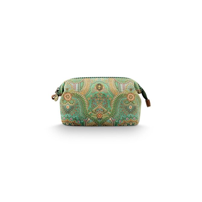 Pip Studio Cooper Cosmetic Purse Medium Jabali Green 22.5x9.5x15cm
