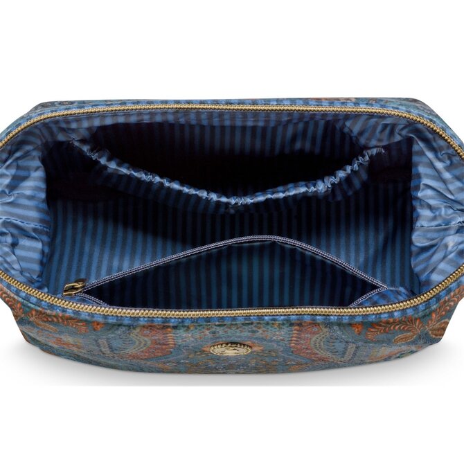 Pip Studio Cooper Cosmetic Purse Medium Jabali Blue 22.5x9.5x15cm