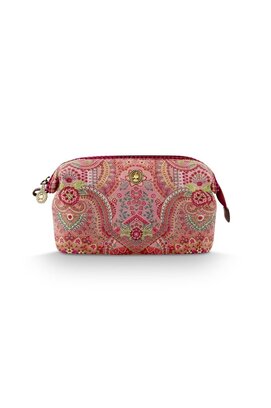 Pip Studio Cooper Cosmetic Purse Medium Jabali Red 22.5x9.5x15cm