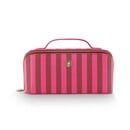 Pip Studio Pip Studio Cyrille Cosmetic Bag Medium Stripe Pink 23.5x11x5x22cm