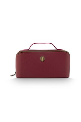 Pip Studio Cyrille Cosmetic Bag Medium Red 23.5x11x5x22cm