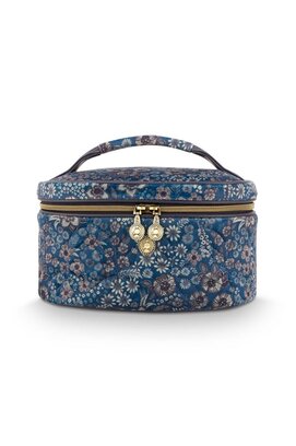 Pip Studio Cleo Beauty Case Quilted Daisy Dreams Blue 26x16x16cm