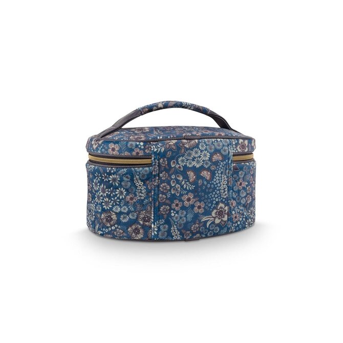 Pip Studio Cleo Beauty Case Quilted Daisy Dreams Blue 26x16x16cm