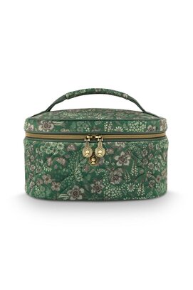 Pip Studio Cleo Beauty Case Quilted Daisy Dreams Green 26x16x16cm