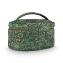 Pip Studio Pip Studio Cleo Beauty Case Quilted Daisy Dreams Green 26x16x16cm