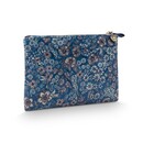 Pip Studio Pip Studio Charly Cosmetic Flat Pouch Medium Quilted Daisy Dreams Blue 24x1x15.5cm