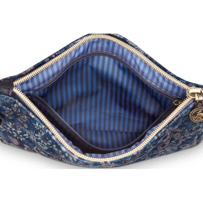 Pip Studio Charly Cosmetic Flat Pouch Medium Quilted Daisy Dreams Blue 24x1x15.5cm