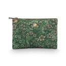 Pip Studio Pip Studio Charly Cosmetic Flat Pouch Medium Quilted Daisy Dreams Green 24x1x15.5cm