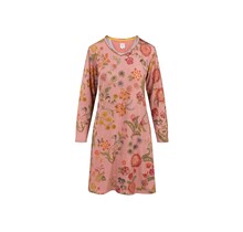 Pip Studio Dana Long Sleeve Nightdress Coco Flower Coral M