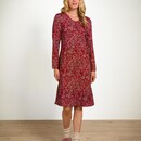 Pip Studio Pip Studio Danai Long Sleeve Nightdress Daisy Dreams Red S