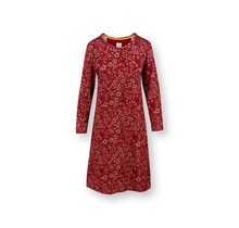 Pip Studio Danai Long Sleeve Nightdress Daisy Dreams Red L