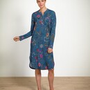 Pip Studio Pip Studio Diogo Long Sleeve Nightdress Coco Flower Blue M