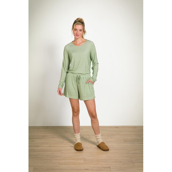 Pip Studio Tina Long Sleeve Top Thousand Leaves Light Green S