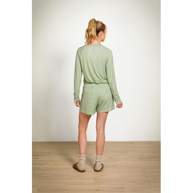 Pip Studio Tina Long Sleeve Top Thousand Leaves Light Green M