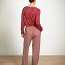 Pip Studio Pip Studio Tina Long Sleeve Top Daisy Dreams Red M