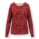 Pip Studio Pip Studio Tina Long Sleeve Top Daisy Dreams Red S