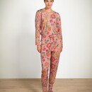 Pip Studio Pip Studio Bobien Long Trousers Coco Flower Coral XL