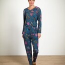 Pip Studio Pip Studio Bobien Long Trousers Coco Flower Blue M