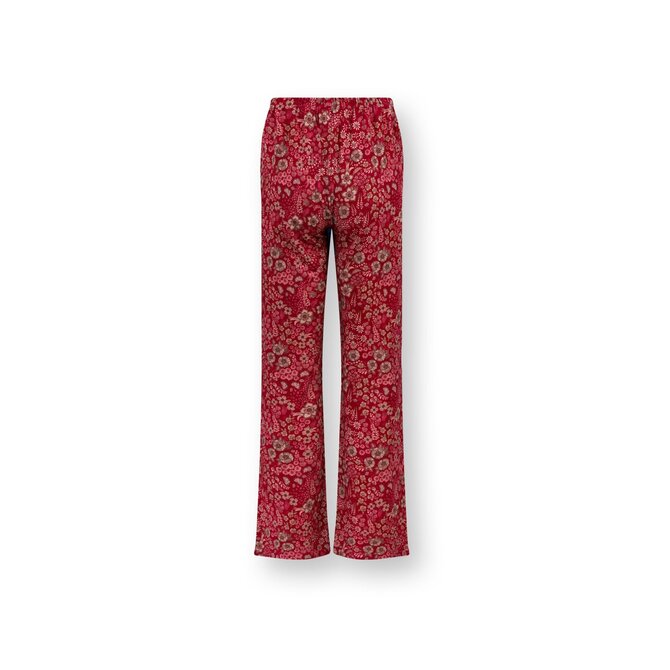 Pip Studio Blake Long Trousers Daisy Dreams Red M