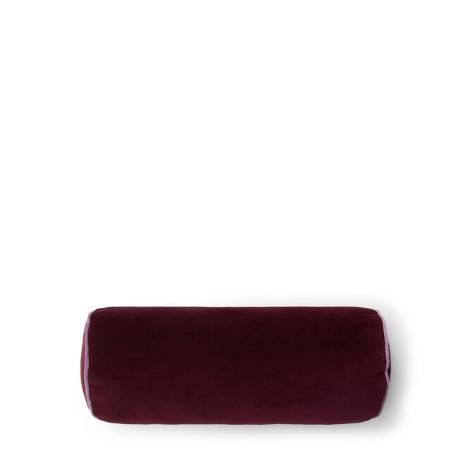 Essenza Luise roll cushion 22x50 Mauve Wine