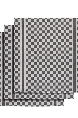 De Witte Lietaer Groom-A Theedoek 65x70 black