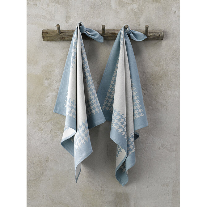 De Witte Lietaer Pied De Poule Theedoek 66x66 oxyde