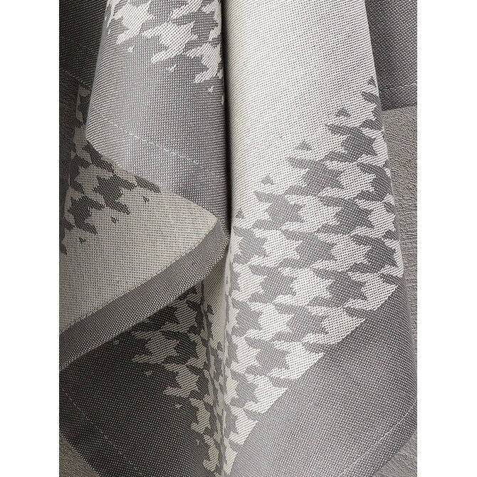 De Witte Lietaer Pied De Poule Theedoek 66x66 grey