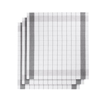 De Witte Lietaer Mixte Theedoek 68x68 white-black 5598