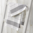 De Witte Lietaer De Witte Lietaer Mixte Theedoek 68x68 white-grey 5550