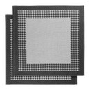 De Witte Lietaer De Witte Lietaer Pied De Poule Theedoek 66x66 black