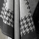 De Witte Lietaer De Witte Lietaer Pied De Poule Theedoek 66x66 black