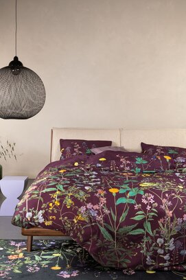 Essenza Augustina Dekbedovertrek 140x200/220 Mauve wine
