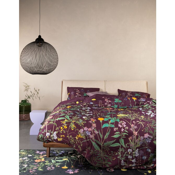 Essenza Augustina Dekbedovertrek 140x200/220 Mauve wine