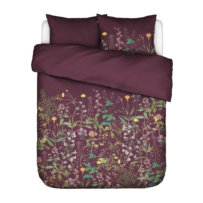 Essenza Augustina Dekbedovertrek 200x200/220 Mauve wine