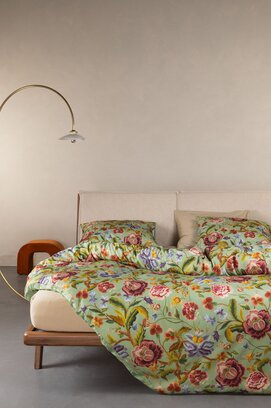 Essenza Rosanella Dekbedovertrek 140x200/220 Basil green