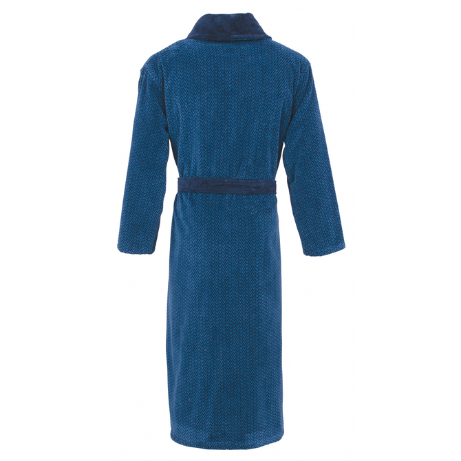 Carl Ross badjas met sjaalkraag 665200 night blue/sapphire 48/50