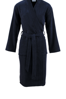 Carl Ross badjas kimono 41110 nightblue/silver L