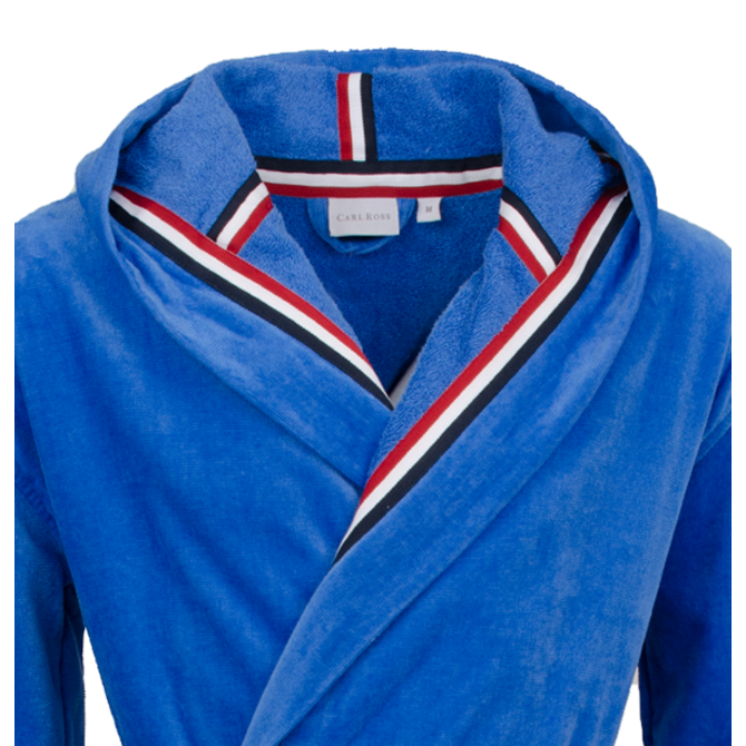 Carl Ross badjas met capuchon 481310 cobalt L